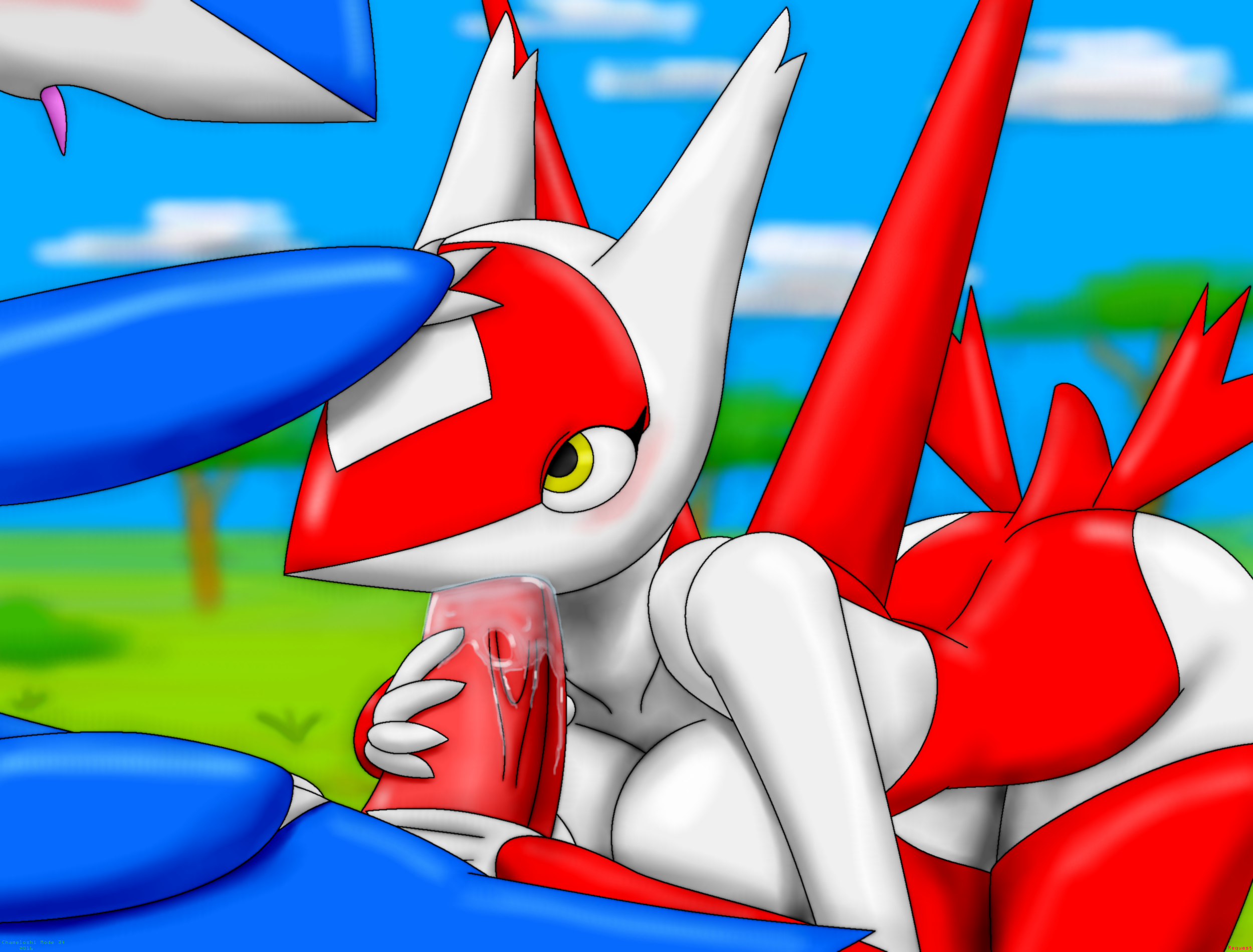 Pokemon Latios Furry Anthro