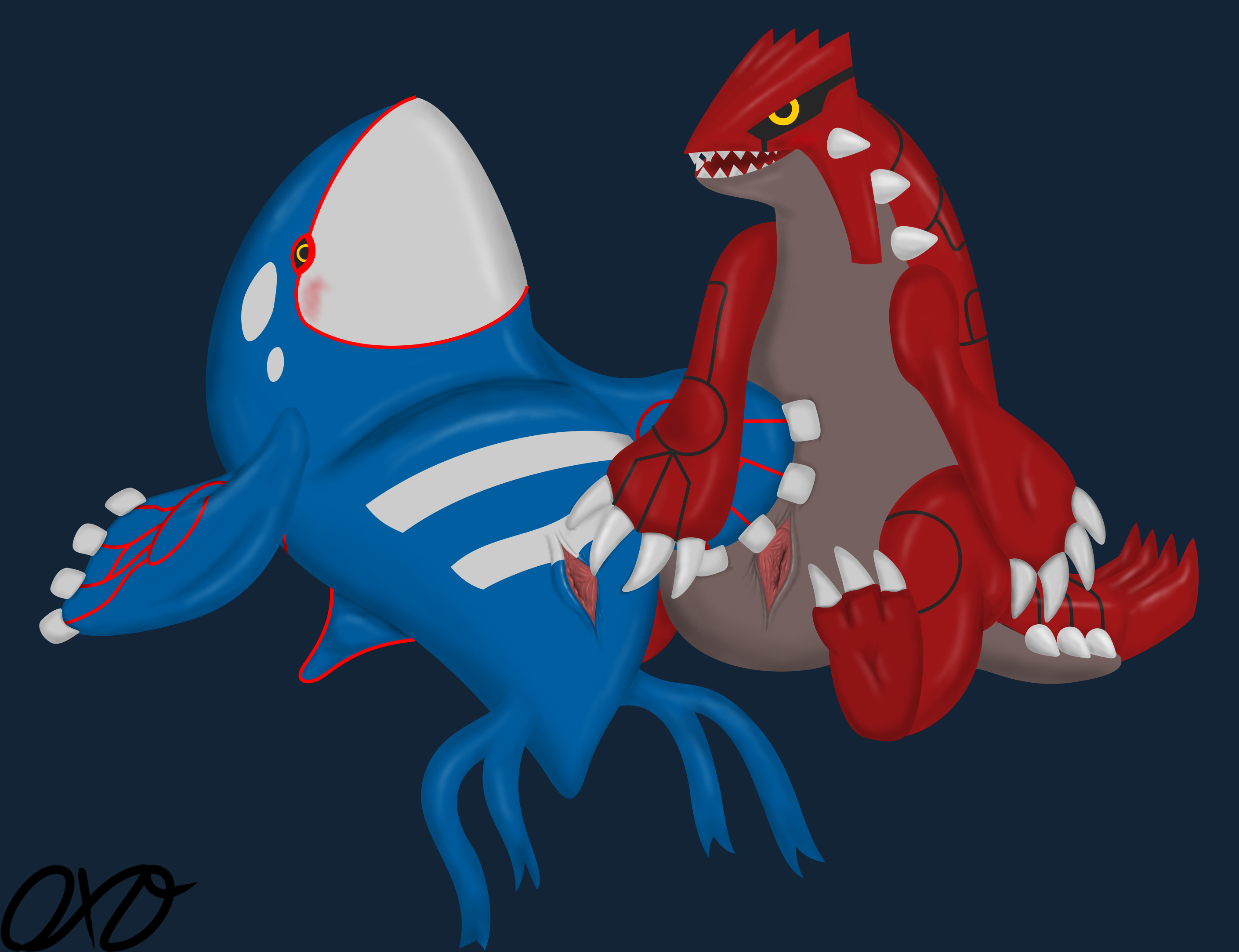 Pokémon - Groudon X Kyogre ! 