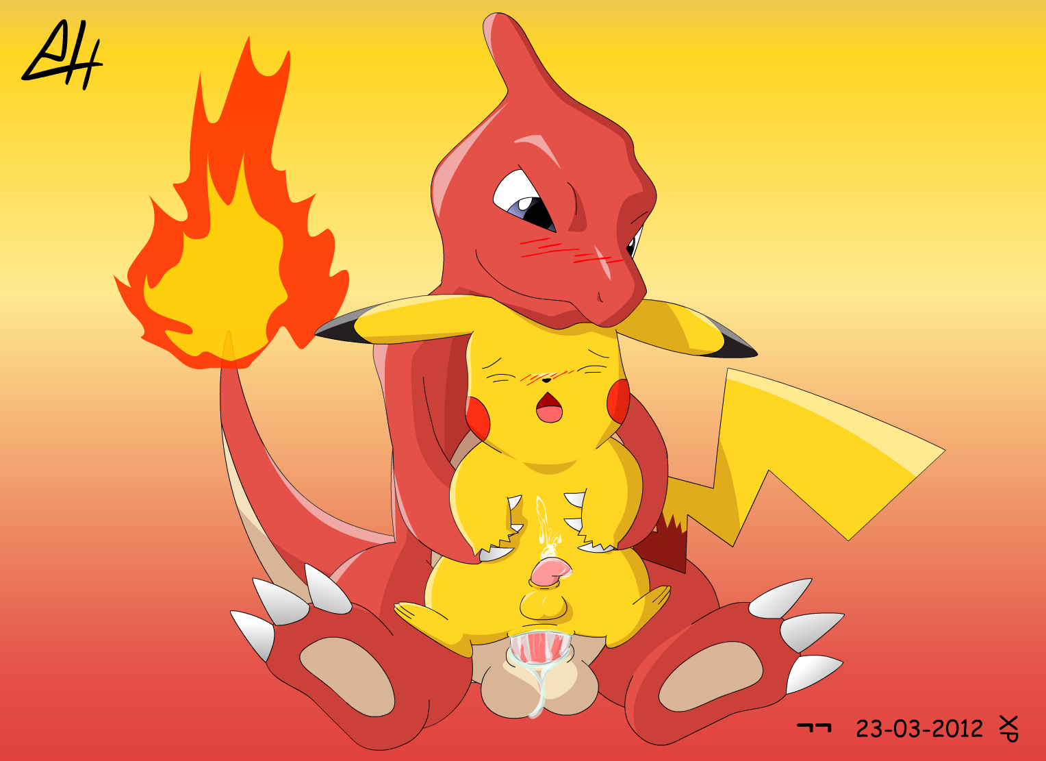 AGNPH - Gallery - 29030 - charmeleon gay male pikachu sex zpectralkrystal