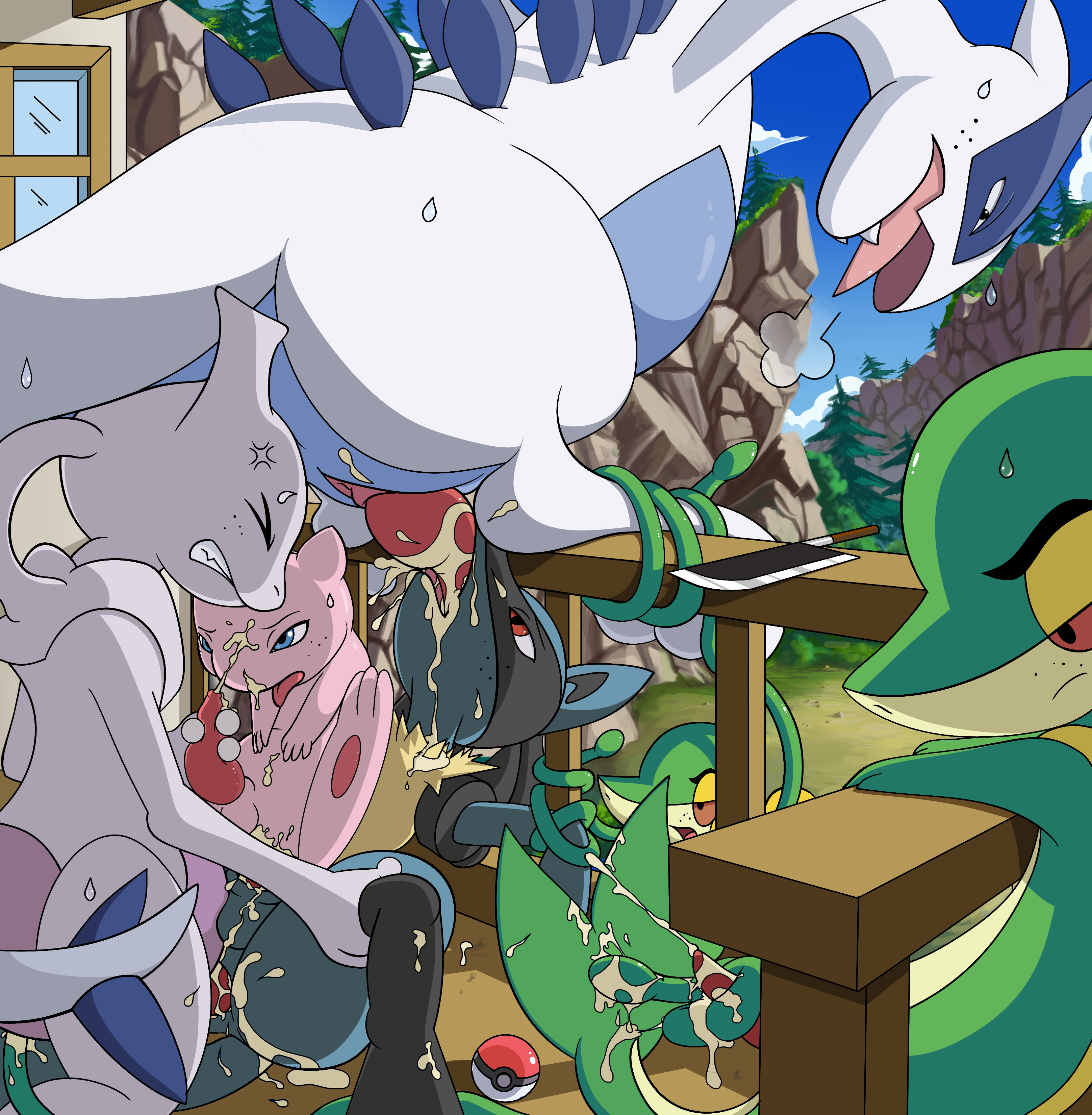 Pokemon Mewtwo Porn Sex - Lucario and lugia sex - Porn galleries