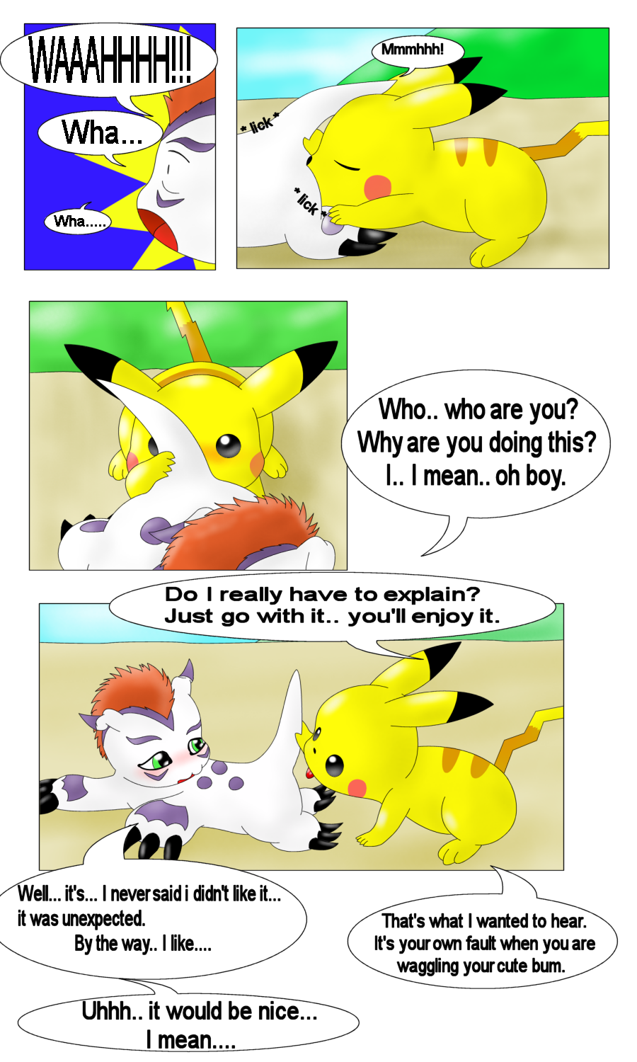 AGNPH - Gallery - 20966 - anal comic curby digimon gay male oral pikachu sex